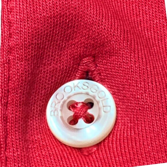 Brazilian BROOKSGOLD Amaranth Interlock Pima Classic Polo - Picture 3 of 13